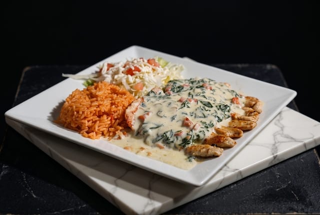 Chicken Spinach.