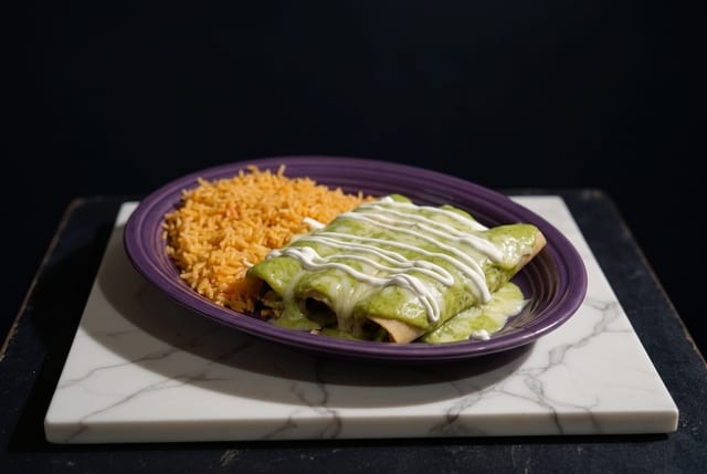 L Spinach & Chicken Enchilada.